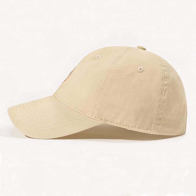 Unisex Basic Solid Baseball Cap Vintage Washed Distress Cotton Low Profile Dad Hat Adjustable Sports Hat