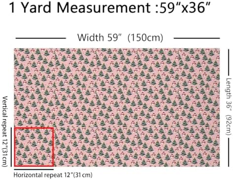 JEJELOIU Merry Christmas Fabric by The Yard Cartoon Penguin Upholstery Fabric Xmas Funny Animal Printed Waterproof Indoor Outdoor Decor for DIY Sewing Craft Projects 10 Yards