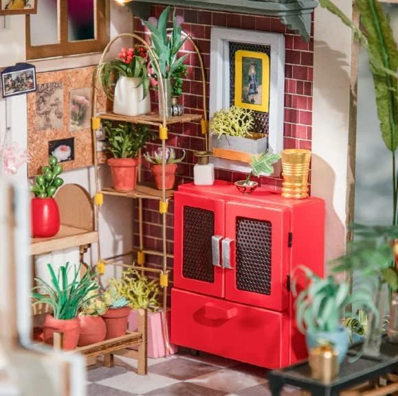 Rolife DIY Miniature Garden House Kit -Emily's Flower Shop (Advanced Level)