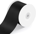 3" Wide x 25 Yards Single Face Polyester Satin Ribbon, Satin Ribbon by KMERLIFE