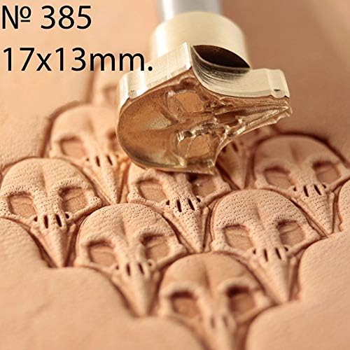 DandS ltd Leather Stamp Tool, Raven Skull, Professional Steel Craft Tool - Image 4