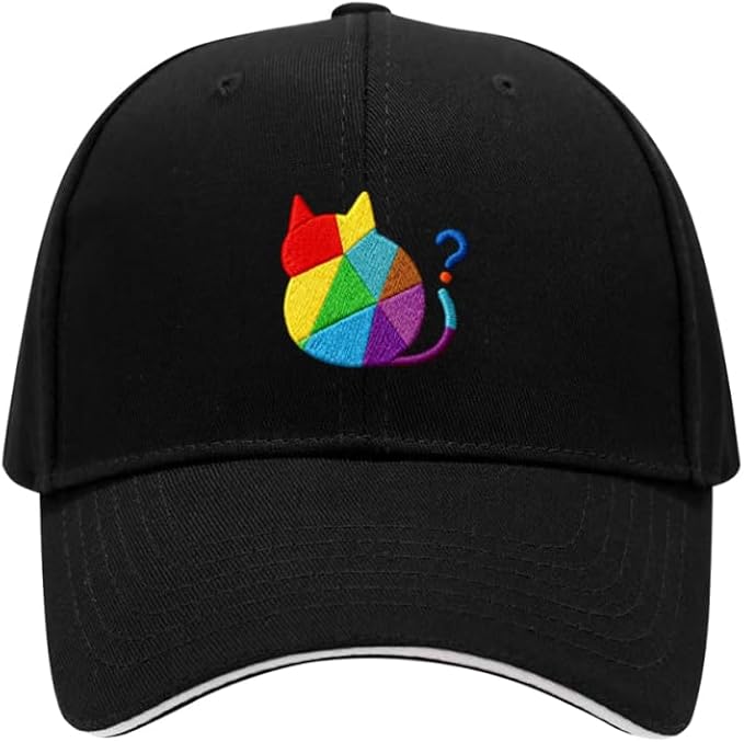 Embroidered Baseball Cap for Men Women, Breathable Cotton Adjustable Hat, Various Patterns for Casual Daily Outfits