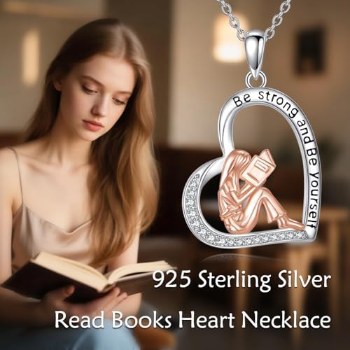 Hancock Sports Necklace Sterling Silver Sports Heart Pendant Hobby Jewelry Gift for Women