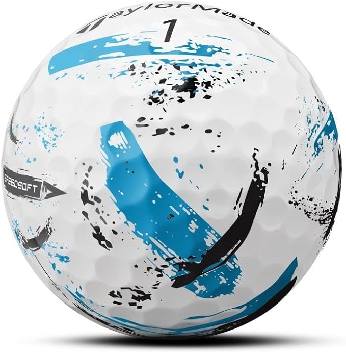 TaylorMade SpeedSoft Golf Balls, Maximum Distance with Ultra-Soft Feel, Perfect for Off The Tee and Around The Green
