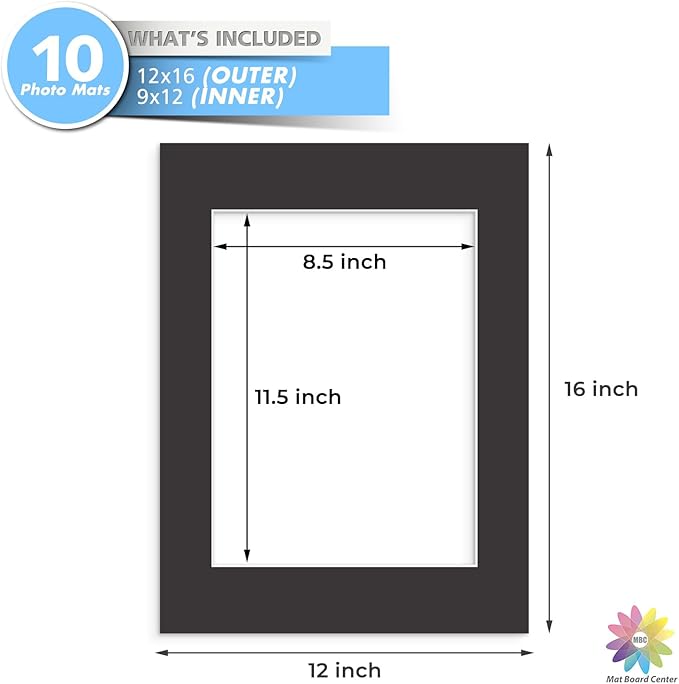 MBC Mat Board Center, 10 Pack 12x16 - Image 3