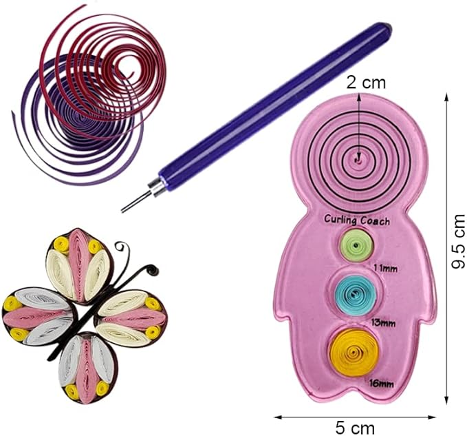 8 Pieces, Quilling Kits, Paper Quilling Tools, Quilling Knitting Board - Image 6