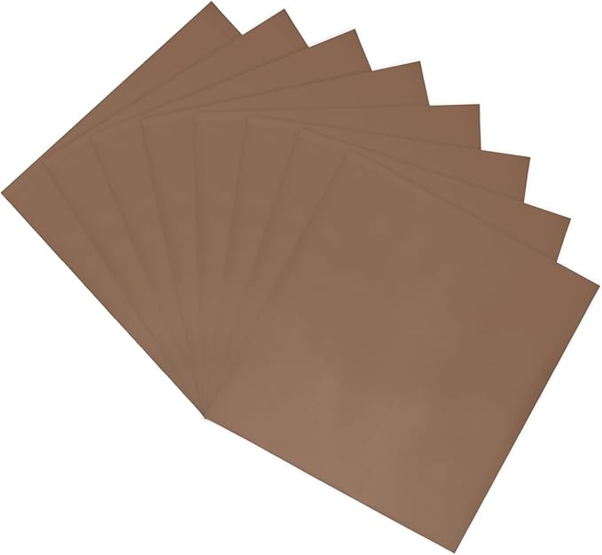 MECCANIXITY 50 Pack Toner Reactive Foil, Deco Foil Transfer Sheets 8.5"x11" A4 by MECCANIXITY