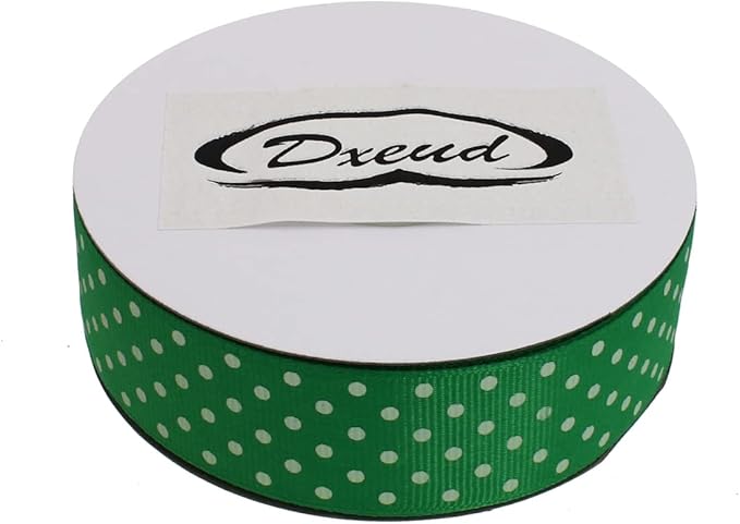 Polka Dot Grosgrain Ribbon 25 Yard Each Roll 100% Polyester - Image 3