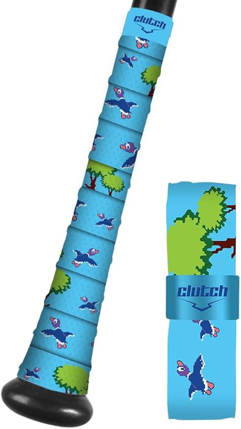 Clutch Sports Apparel All-Weather Bat Grip Tape, 1.1mm Cushioned & Non-Slip for Baseball & Softball, Durable & Multi-Sport Performance for Youth & Adult Players