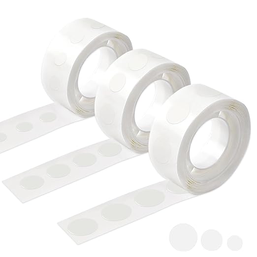 UPINS Glue Points Dots, 6 mm, 10 mm, 15 mm by UPINS