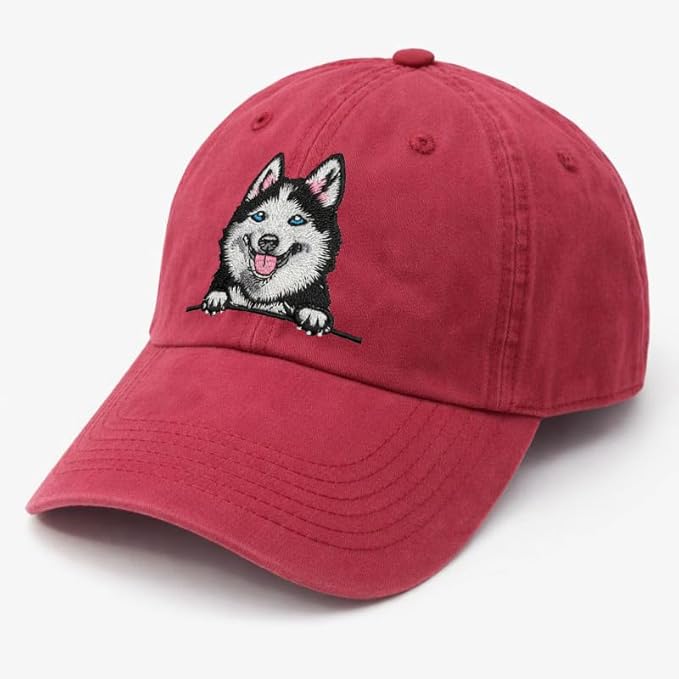 Pet Dog Lover Gifts,Embroidered Dog Baseball Hats for Men Women Dad Mom