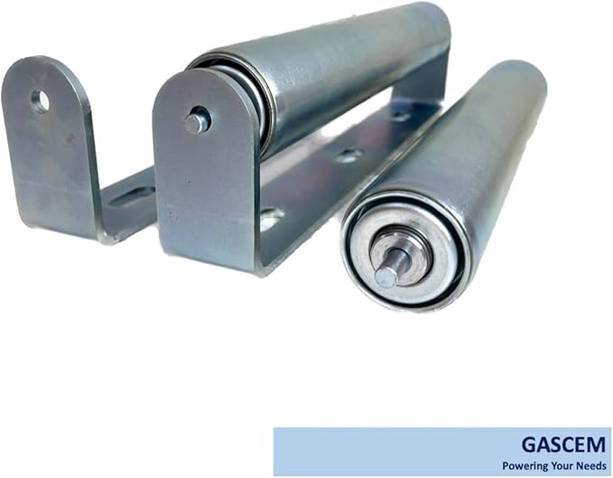 Pack of 2 10"BF Long Roller and Bracket l 1.5"Ø Galvanized Steel Conveyor - Image 8