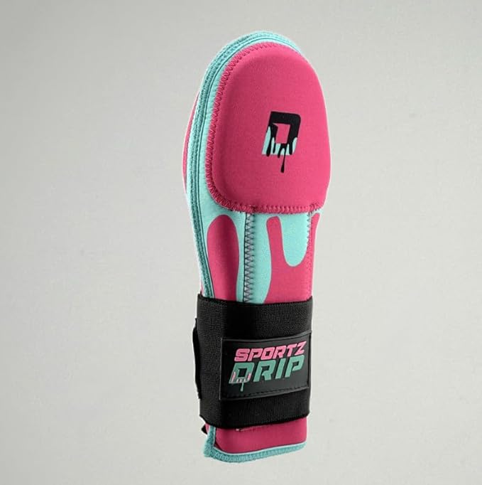 Youth Baseball/Softball Sliding Mitt (Teal/Pink)