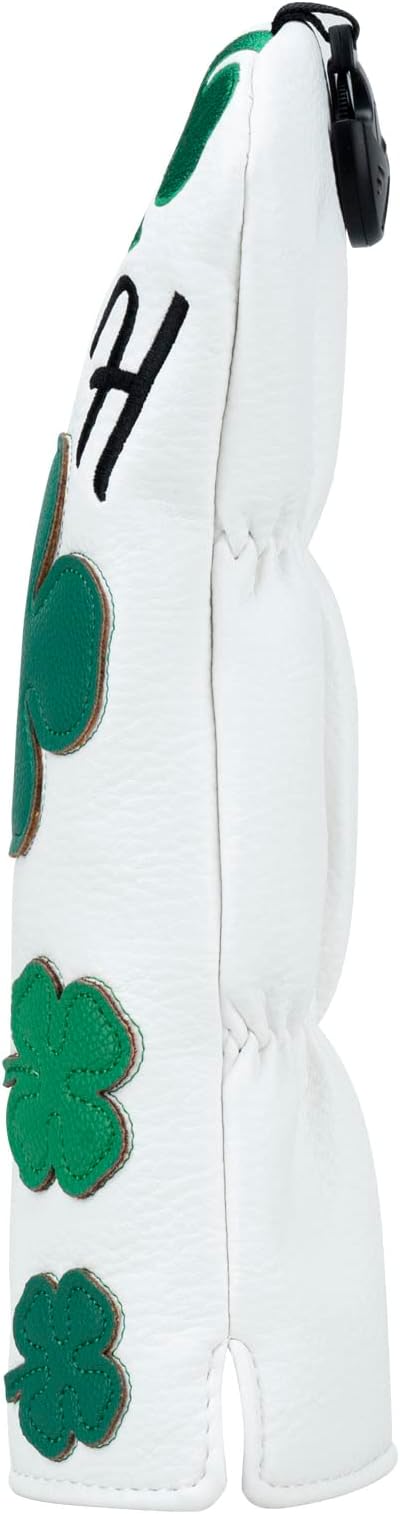 Craftsman Golf Green Lucky Clover Driver Wood Hybrid Headcover Blade Mallet Putter Cover for Scotty Cameron Taylormade Odyssey Also for Custom Version with Your Name Stitched