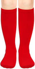 Olreco 1 Pack Toddler Kids Youth Soccer Socks Girls Boys Baseball Socks Youth Knee High Softball Football Accessories Cotton