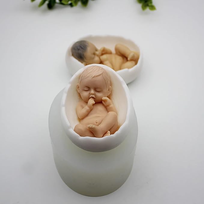 Baby Shape Silicone Handmade Soap Mold by ESEENSSiliconeMolds