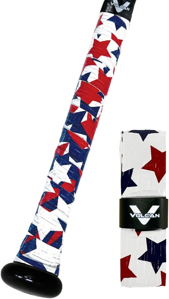 Vulcan | 0.50mm / 1.00mm / 1.75mm Bat Grip | Baseball/Softball | Multiple Colors