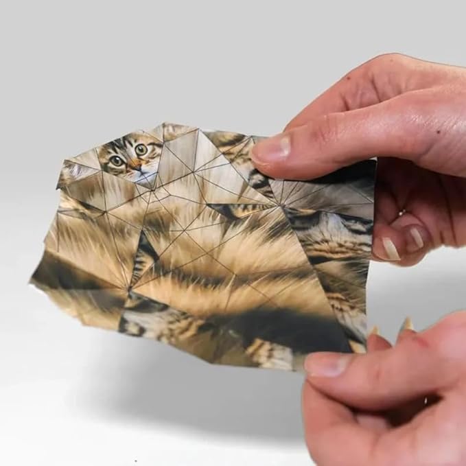Paper Cat, Paper Cat Origami, 50 DIY Origami Foldable Cute Cat Figurines Fun - Image 3