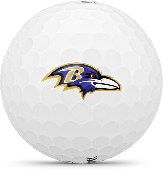 WILSON 2025 Duo Soft NFL Golf Ball - 12 Balls, White, Atlanta Falcons