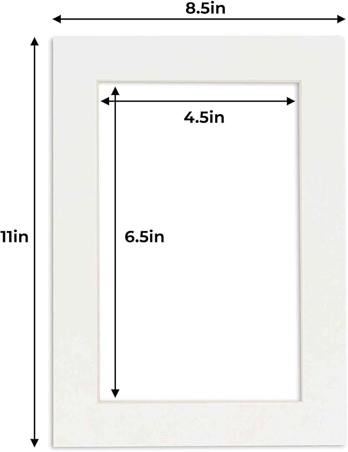 5x7 Mat for 8.5x11 Frame - Image 3