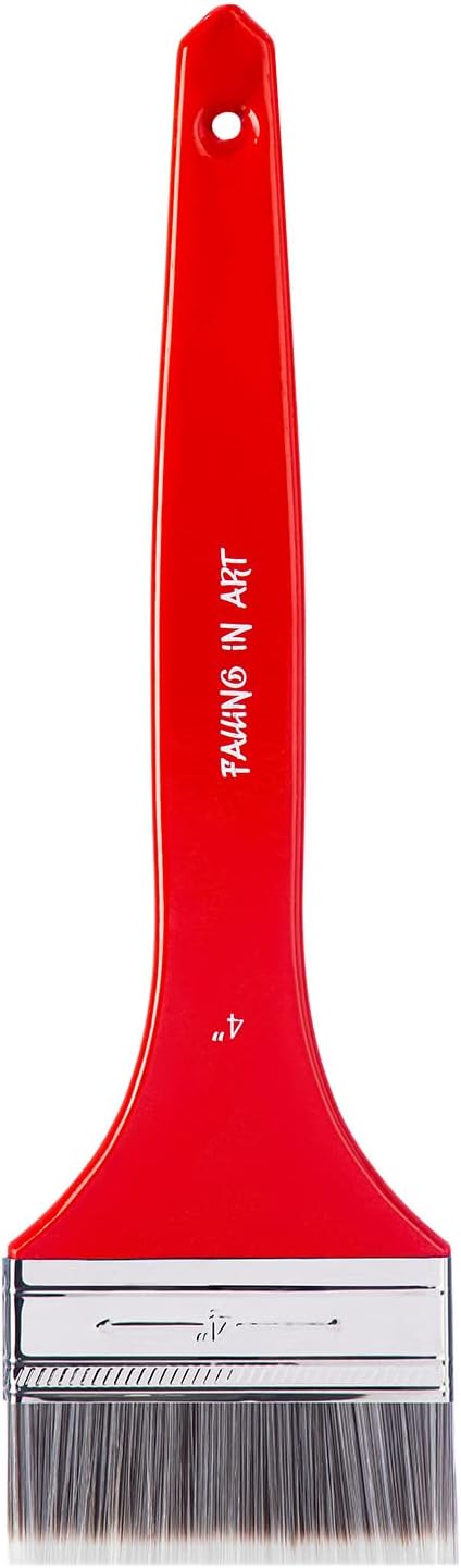 Falling in Art Flat Paddle Paint Brush by FallinginArt