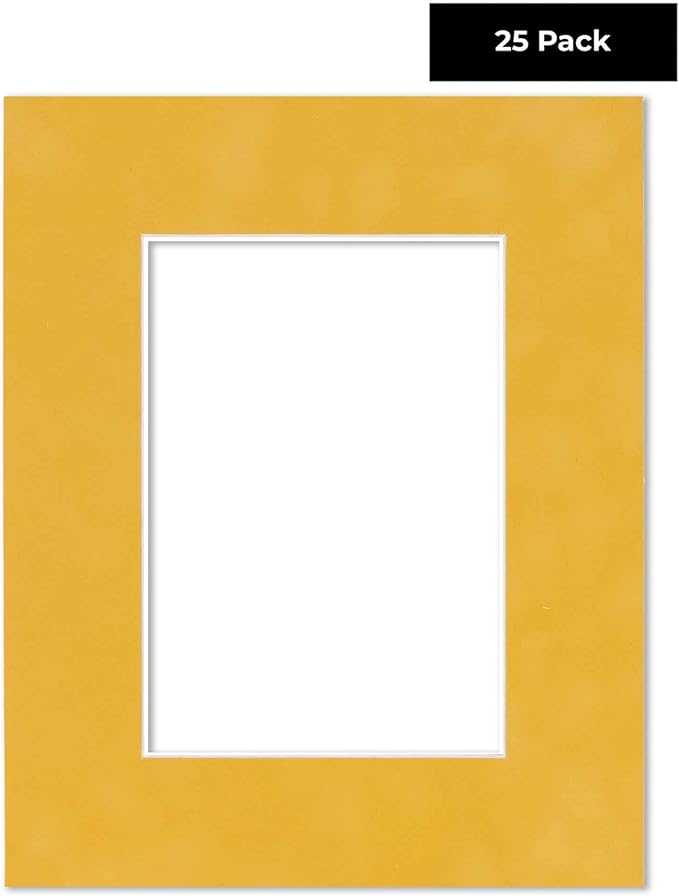 Pack of 25 Acid Free 11x14 Mats Bevel Cut - Image 2