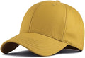 Oversize XXL Baseball Cap Cotton Big Head Hats Solid Color Large Head Hats Plus Size Hat Adjustable 23"-25.5"