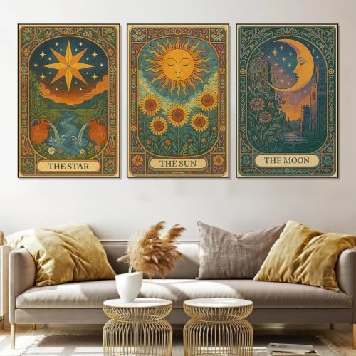 Axquilon 3 Packs Framed Paint by Numbers Kit for Adults 8x10in
