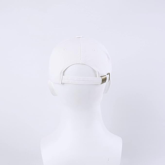 LANGZHEN Unisex Baseball Cap 100% Cotton Fits Men Women Washed Denim Adjustable Dad Hat