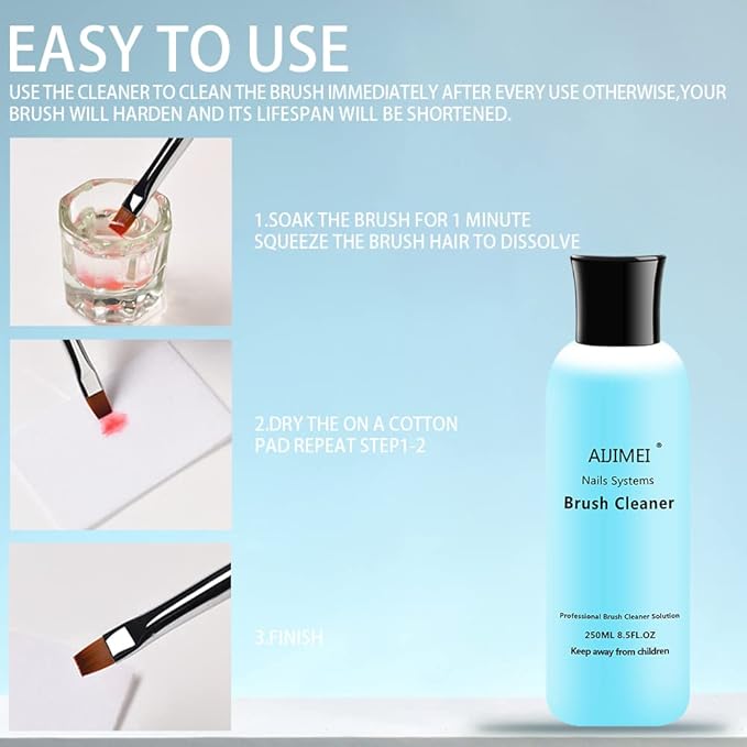Aijimei Acrylic Nail Brush Cleaner - Image 6
