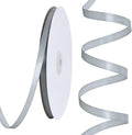 TONIFUL 1/4 Inch x 100yds Silver Satin Ribbon, Thin Solid Color Satin Ribbon by TONIFUL
