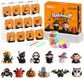 Air Dry Clay Kit - 12 Halloween Modeling Clay for Kids, Complete DIY Clay Craft Set with Sculpting Tools & Step-by-Step Tutorials, Ultra Soft & Non-Sticky Clay, Gift Ideas for Halloween