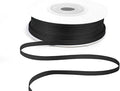 KMER LIFE 1/8" Wide x 50 Yards Black Polyester Satin Ribbon, Gift Wrapping & by KMERLIFE