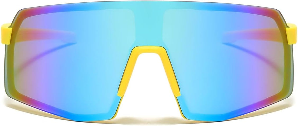 JOVAKIT Kids Baseball Sunglasses for Boys Girls Age 3-13, Youth Baseball Sun Glasses UV400 Sports Cycling Shades