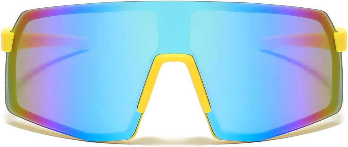 JOVAKIT Kids Baseball Sunglasses for Boys Girls Age 3-13, Youth Baseball Sun Glasses UV400 Sports Cycling Shades