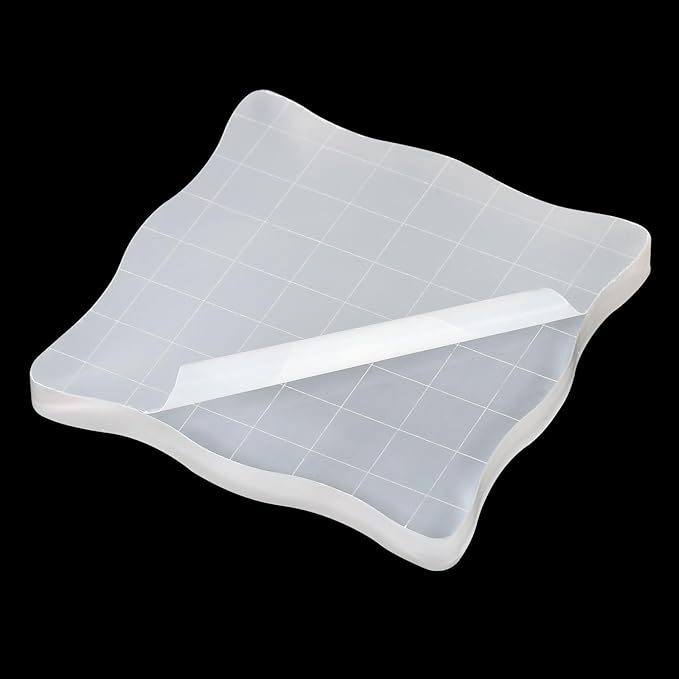 PATIKIL 3" x 3" Acrylic Stamp Block - Image 5