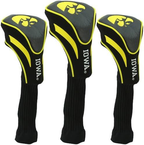 Team Golf NCAA Florida Gators Contour Golf Club Headcovers (3 Count) Numbered 1, 3, & X, Fits Oversized Drivers, Utility, Rescue & Fairway Clubs, Velour Lined for Extra Club Protection
