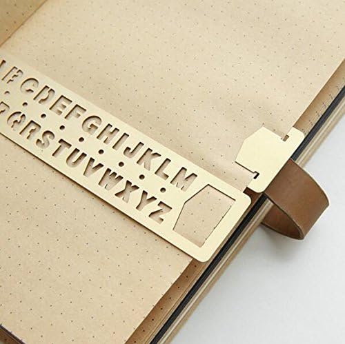 Fascola Brass Alphabet & Number Template Set of 2 - Image 4