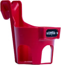 Fence Cup Holder | Drink Holder for Chain Link Fence | Fits Stanley, Yeti & Gatorade | Baseball Dugout, Softball, Pickleball & Tennis | Made in USA | The Fence Buddy (Red)