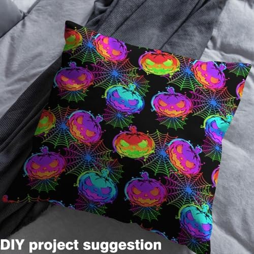 jejeloiu Halloween Fabric by The Yard Soft 2 Yards