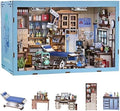 fifijoy Book Nook Kit - DIY Miniature House Doctors Clinic Dollhouse Kit for Adults, Book Nook Tiny House Bookshelf Decor Creative 3D Wooden Puzzle, Gifts for Family, Friends (Doctor's Office)