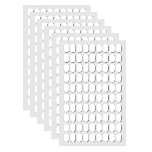 540 Pcs Sticky Tack Poster Stickers, Double Sided Sticky Round Clear Stickers by Unknown