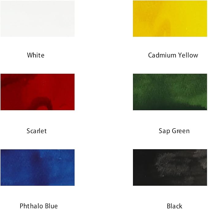 Mont Marte Acrylic Ink Premium 6pc x 20ml, Acrylic Inks - Image 3