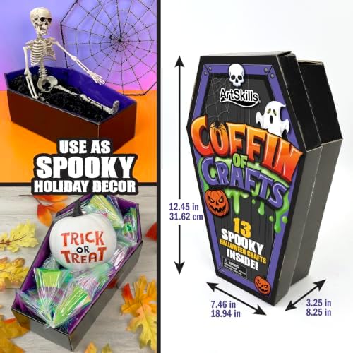Coffin Of Crafts Halloween Advent Calendar - 13 Halloween Crafts for Kids