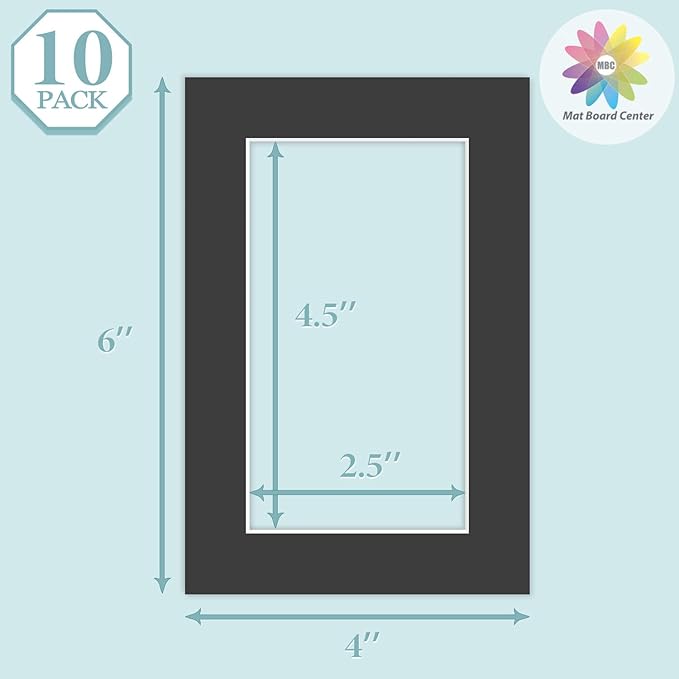 MBC MAT BOARD CENTER, 10 Pack 4x6 - Image 3