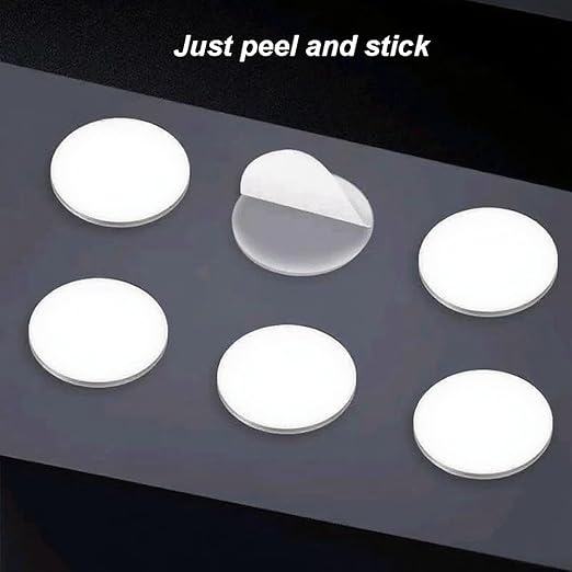 1000 Pcs False Tip Double Sided Adhesive Dots, 8mm/0.31" Pre-Cut Removable - Image 4