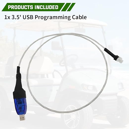 AUTOVIC 3.5' USB Programming Cable for Evolution EV Golf Cart Classic D3 D5 2022-2025