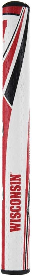 SuperStroke NCAA Golf Putter Grip, Ohio State University (Mid Slim 2.0) | Cross-Traction Surface Texture and Oversized Profile | Even Grip Pressure for a More Consistent Stroke | Non-Slip Grip