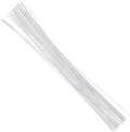 Decora 24 Gauge White Floral Wire 16 inch, 50/Package by DECORA