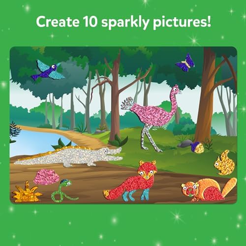 Skillmatics Foil Fun Animals, Foil Art & Craft Kit, Gift for Boys & Girls